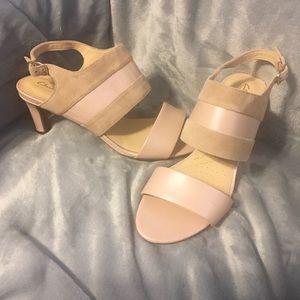 Clark Suede Sling Back Shoes